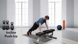 How to do an Incline PushUp [upl. by Anayhd]