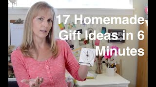 17 Homemade Gift Ideas In 6 Minutes  AnOregonCottagecom [upl. by Marino]