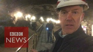 Inside the permafrost time tunnel  BBC News [upl. by Siurtemed]