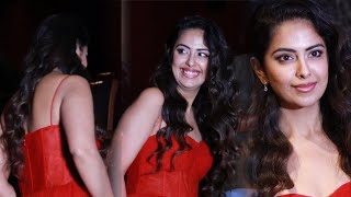 Actress Avika Gor EXCLUSIVE Visuals At BRO Movie Premiere  TFPC [upl. by Lehar518]