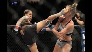 AMANDA NUNES VS HOLLY HOLM AWESOME KO [upl. by Aciamaj760]