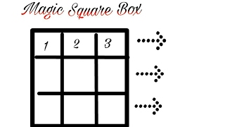 Magic Square 3x3 amp 5x5 amp 7x7 amp 9x9 trick [upl. by Harras]