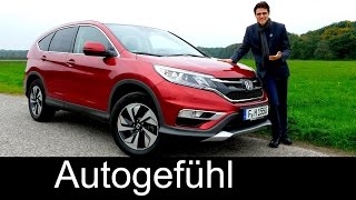 Honda CRV Facelift FULL REVIEW test driven compact SUV 2016  Autogefühl [upl. by Nylla]