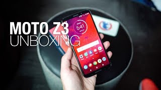 Moto Z3 Unboxing and First Look [upl. by Samuela]