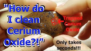 Cerium Oxide Removal From Cracks Scratches and Holes in Opal [upl. by Tound923]