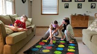 Blindfolded Twister Game [upl. by Annabel]