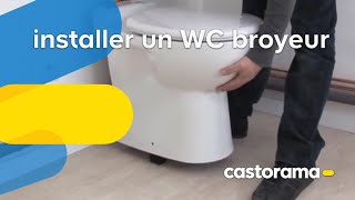 Installer un WC broyeur Castorama [upl. by Ravens]