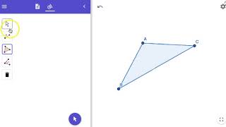 Isosceles Triangle Construction GeoGebra Beginner Exercise 5B [upl. by Aluino]