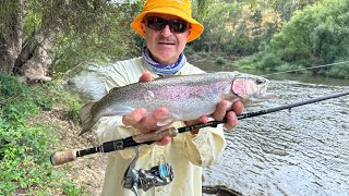 Trout fishing  Goulburn River  Victoria [upl. by Ymer]