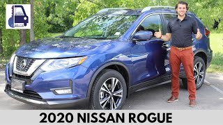 2020 Nissan Rogue SV AWD In Depth Detailed Walk Around and Review [upl. by Arraeis]