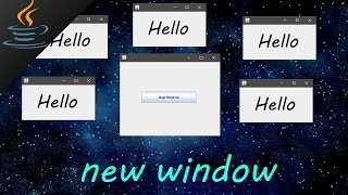 Java open a new GUI window 🗔 [upl. by Cottle]