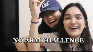 No Arm Makeup Challenge ft Momina munir [upl. by Nalahs]