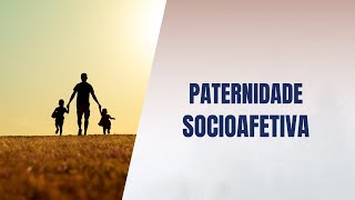 Paternidade socioafetiva [upl. by Farmelo839]