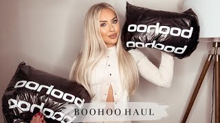 BOOHOO TRYON CLOTHING HAUL  SPRING OUTFITS [upl. by Mascia757]