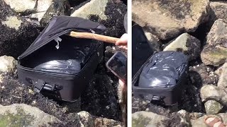 Teenagers on TikTok find suitcase with body parts [upl. by Landing]