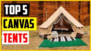 The 5 Best Canvas Tents In 2022 [upl. by Andree]