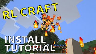 How To Manually Install RLCraft In Minecraft Java EditionWithout Twitch [upl. by Nnaaras]