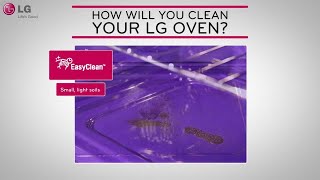 LG Ranges EasyClean™ vs Self Clean [upl. by Cirederf995]