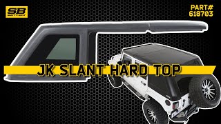 Smittybilt  Slant Hard Top for Jeep Wrangler JK [upl. by Naret713]