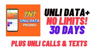 30 DAYS UNLI DATA PLUS UNLI CALLS AND TEXT  HOW TO AVAIL [upl. by Boys970]