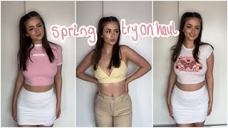 BOOHOO SPRING TRY ON HAUL 2023 [upl. by Notanhoj]