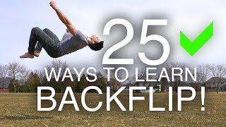 25 Ways to Learn How to Backflip [upl. by Ajani]