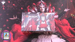 Innistrad Crimson Vow Set Booster Box Unboxing [upl. by Kerin159]