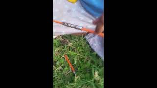 Fixing cut InternetTV cable line Comcast in yard Part 1 [upl. by Lamrej]