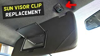 SUN VISOR CLIP REMOVAL REPLACEMENT [upl. by Thackeray]