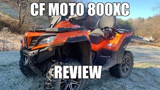 2021 CF Moto Cforce 800XC Review [upl. by Eniroc594]