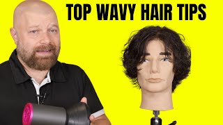 TOP Hair Tips for Wavy Hair  TheSalonGuy [upl. by Marris400]