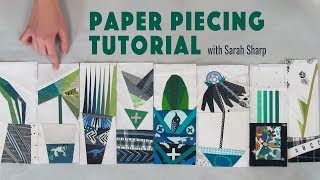 Paper Piecing Tutorial [upl. by Nagirrek]