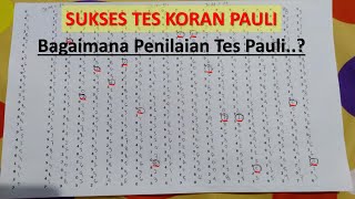 SUKSES TES PAULI [upl. by Ybrek]