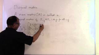 Chapter 0401 Lesson What is a diagonal matrix [upl. by Anirtep406]