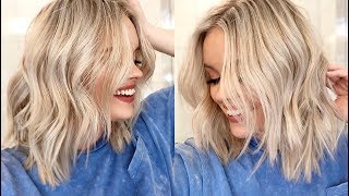 HOW TO EASY WAVES TUTORIAL  Short to Medium Length Hair [upl. by Elolcin951]