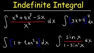 Indefinite Integral [upl. by Hartfield338]