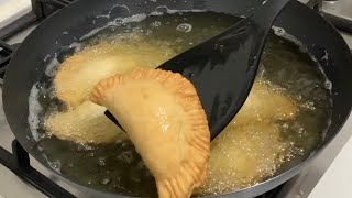 Savoury Fried Meat Pie  Quick Easy amp Delicious Snack Recipe  Ghana Pie [upl. by Geithner402]