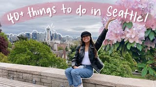 THE ULTIMATE SEATTLE TRAVEL GUIDE 40 things to do  tips from a local [upl. by Aicarg]