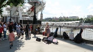 Best London Buskers Busking and Amazing Street Performers Performing at Busk in London [upl. by Payton]