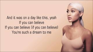 Ariana Grande  REM Lyrics [upl. by Nahtad]