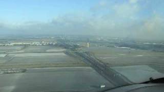 KLM Boeing B747400 Landing Amsterdam Schiphol Cockpit view [upl. by Elnore]