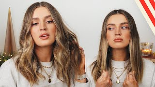 The EASIEST Loose Beachy Waves Hair Tutorial 🌊 [upl. by Assiruam934]