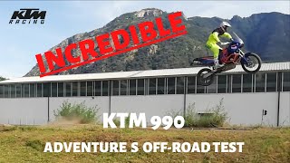 KTM LC8 990 ADVENTURE S  ONLY OFFROAD SKILLS Rider Marco Iob [upl. by Sesom]