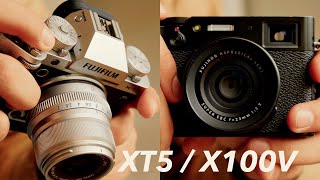 X100V Vs XT5 Comparison [upl. by Felty]