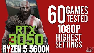 RTX 3050 tested in 60 games  highest settings 1080p benchmarks [upl. by Tasha]