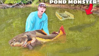 I Finally CAUGHT the POND MONSTER [upl. by Attenra243]