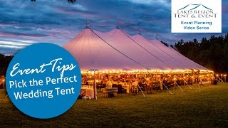 Tent Rental Styles for Weddings amp Events [upl. by Eelrahc865]