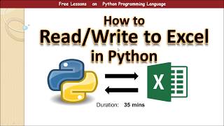 How to Connect Python to Ms Excel Read and Write Data [upl. by Laurie]