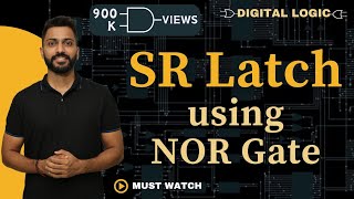 SR Latch using NOR Gate  NOR SR Latch  Digital Electronics [upl. by Storz]