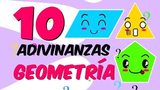 Adivinanzas y Juegos de Formas Geométricas  Aprende Geometria [upl. by Stranger]